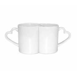 sublimācijas krūze apdrukai Pair of mugs 300 ml