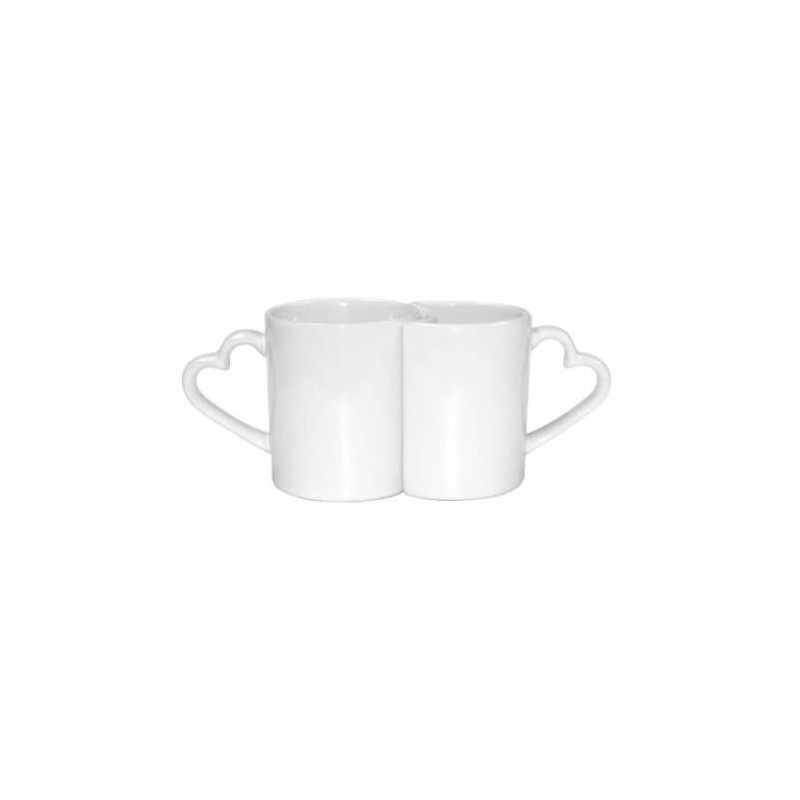 sublimācijas krūze apdrukai Pair of mugs 300 ml