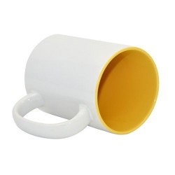 Mug MAX A+ 450 ml with yellow interior Sublimation Thermal Transfer