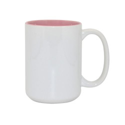 Sublimācijas krūze MAX A+ 450 ml with pink interior