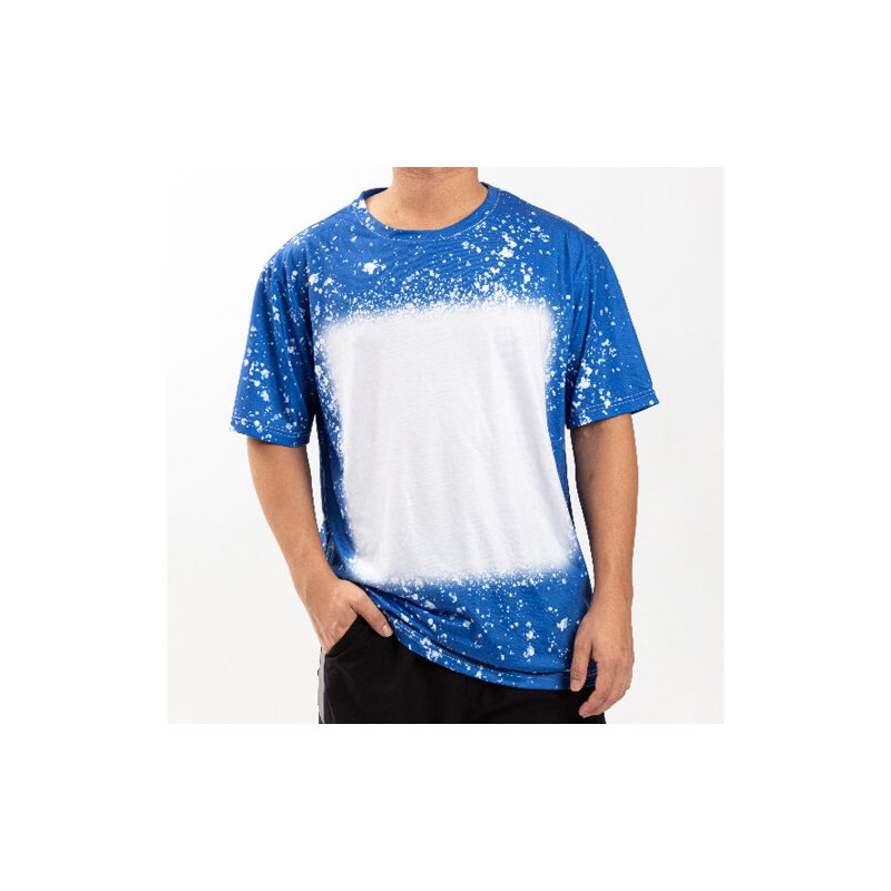 Cotton-Tach Bleached Starry Blue T-krekls sublimācijai (XXL izmers)