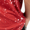 Cotton-Tach Bleached Starry Red T-krekls sublimācijai (XXXL izmers)