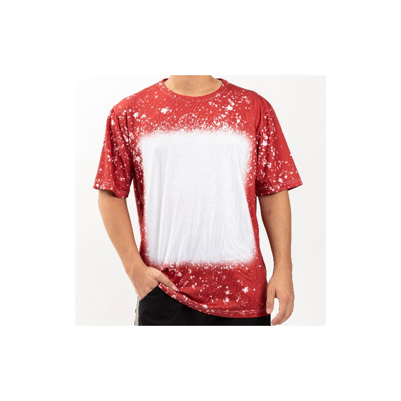 Cotton-Tach Bleached Starry Red T-krekls sublimācijai (XXXL izmers)