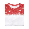 Cotton-Tach Bleached Starry Red T-krekls sublimācijai (XXXL izmers)