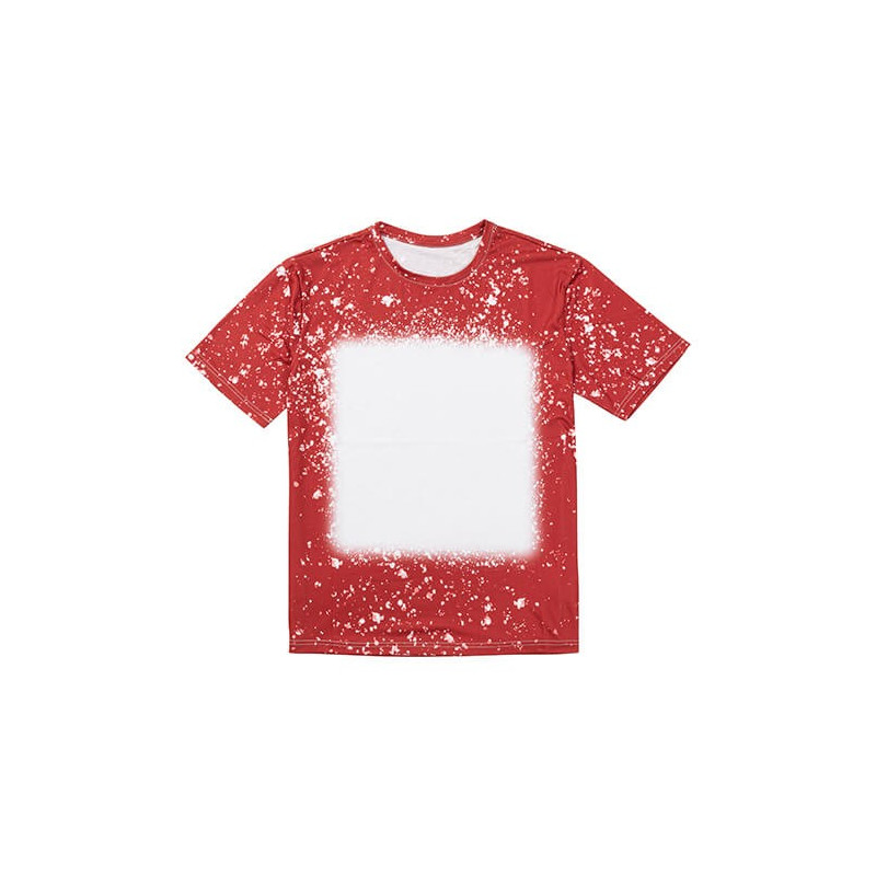 Cotton-Tach Bleached Starry Red T-krekls sublimācijai (XXL izmers)