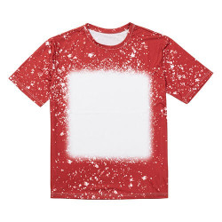 Cotton-Tach Bleached Starry Red T-krekls sublimācijai (M izmers)