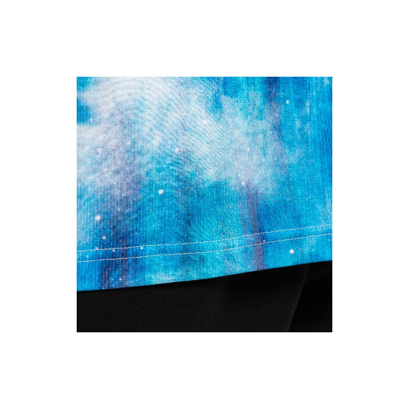 Cotton-Like Bleached Starry Faux Denim T-krekls sublimācijai (XL izmers)