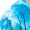 Cotton-Like Bleached Starry Faux Denim T-krekls sublimācijai (L izmers)