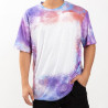 Cotton-Tach  Bleached Mist Lavender T-krekls sublimācijai (XXL izmers)