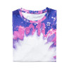 Cotton-Tach Bleached Bloom Blue T-krekls sublimācijai (L izmers)